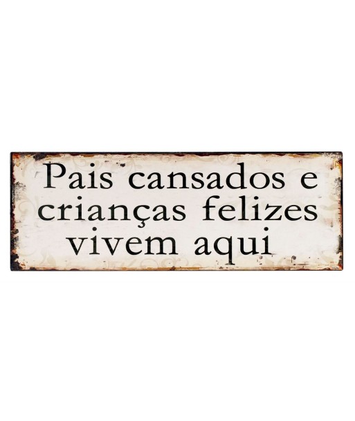 By SIGRIS Placas Pared  Letrero Portugués Adorno Pared Placas Metal Colección Industrial Signes Grimalt Decor