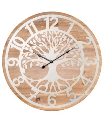 ORIGEN Home Decor Reloj Relojes Marrón Redondo 60x60x4cm