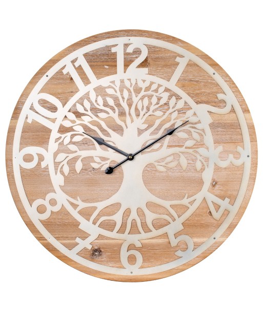 ORIGEN Home Decor Reloj Relojes Marrón Redondo 60x60x4cm