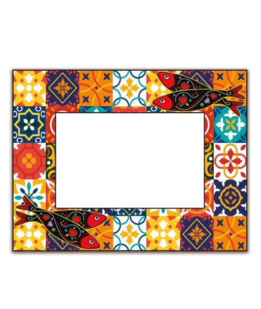 ORIGEN Home Decor Marco De Fotos Marcos | Naranja Rectangular - 16x21x2cm