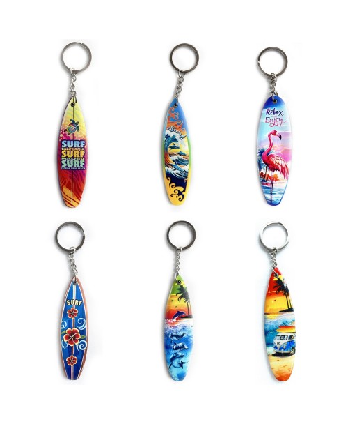 ORIGEN Home Decor Llavero 6U Complementos Natura Azul 10x3x1cm