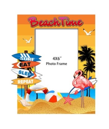 ORIGEN Home Decor Marco De Fotos Playa Marcos | Naranja Rectangular - 23x20x2cm
