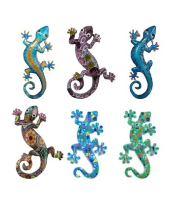 Magnetico lagarto 6 dif. Figura Animal Resina Multicolor Decoración Hogar Oficina Regalo