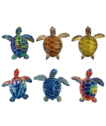 ORIGEN Home Decor Tortuga 6U Animales | Figura de Tortuga Gris - 2x9x8cm para Decoración del Hogar