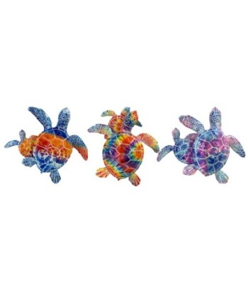 ORIGEN Home Decor Tortuga 3U Animales Figura de Tortuga Azul - 4x12x11cm