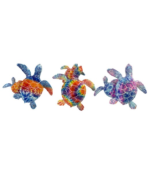 ORIGEN Home Decor Tortuga 3U Animales Figura de Tortuga Azul - 4x12x11cm