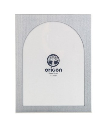 ORIGEN Home Decor Marco foto Marcos Plateado Rectangular - 23x18x1cm
