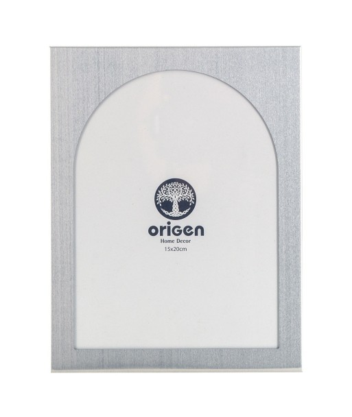 ORIGEN Home Decor Marco foto Marcos Plateado Rectangular - 23x18x1cm
