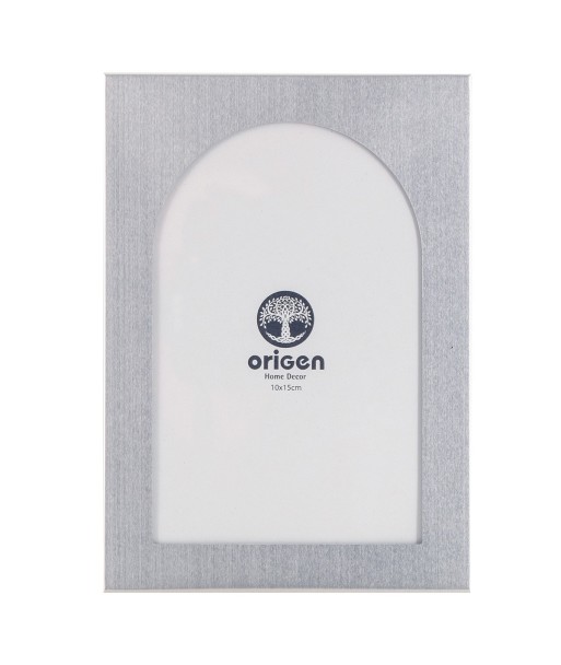 ORIGEN Home Decor Marco foto Marcos Plateado Rectangular 18x13x1cm