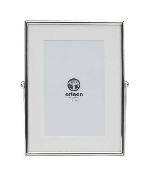 ORIGEN Home Decor Marco foto Marcos Plateado Rectangular 21x15x1cm - Marco de alta calidad y diseño elegante para