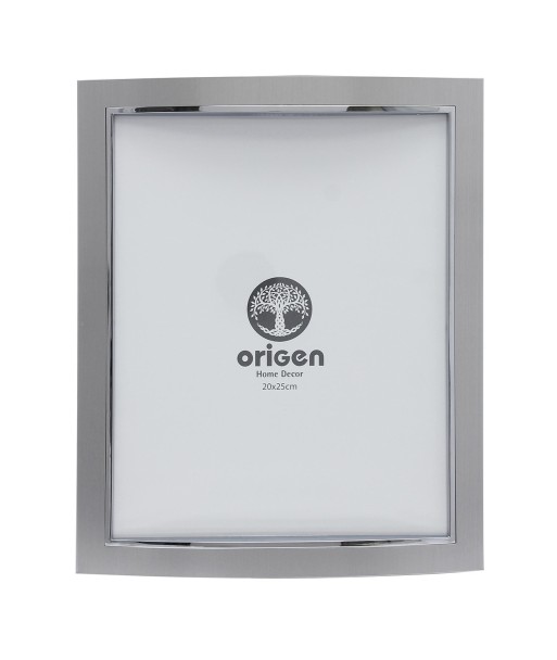 ORIGEN Home Decor Marco foto Marcos | Plateado Rectangular - 28x23x4cm