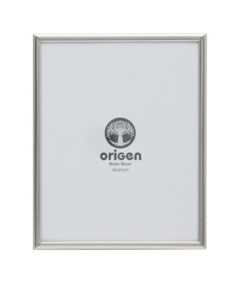 ORIGEN Home Decor Marco foto Marcos | Plateado Rectangular - 26x21x2cm