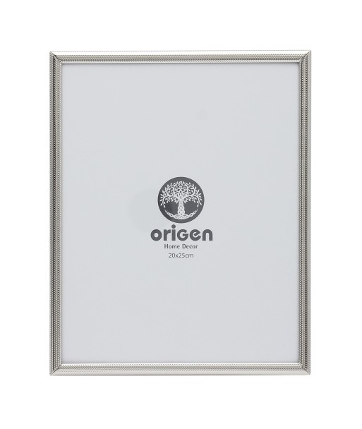 ORIGEN Home Decor Marco foto Marcos | Plateado Rectangular - 26x21x2cm