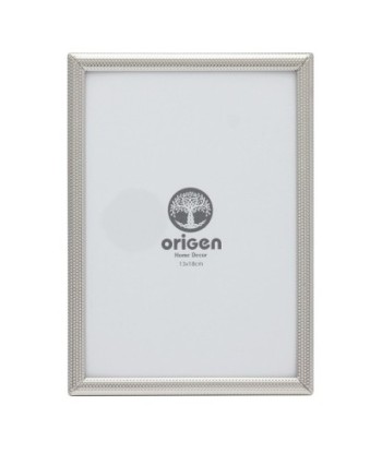ORIGEN Home Decor Marco foto Marcos Plateado Rectangular 18x13x2cm