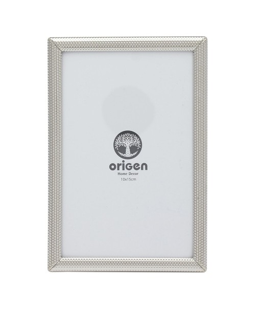 ORIGEN Home Decor Marco foto Marcos Plateado Rectangular 16x11x2cm