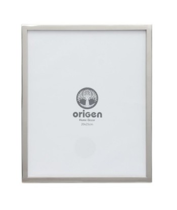 ORIGEN Home Decor Marco foto Marcos Plateado Rectangular - 27x22x2cm