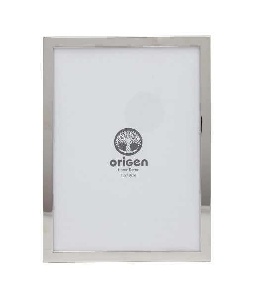 ORIGEN Home Decor Marco foto Marcos Plateado Rectangular - 20x14x2cm