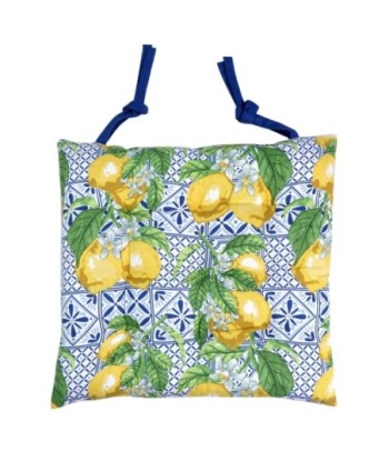 Cojín Decorativo para Silla con Diseño de Limones, Relleno Suave, 40x40cm, Ideal para Hogar y Decoración