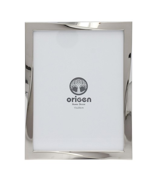 ORIGEN Home Decor Marco foto Marcos | Plateado Rectangular - 22x17x2cm