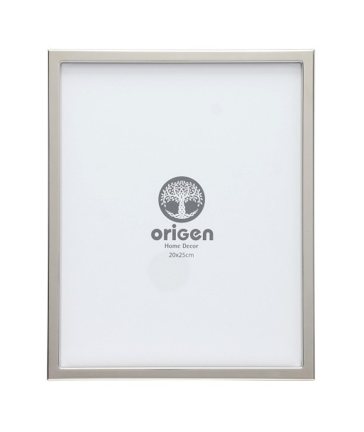 ORIGEN Home Decor Marco foto Marcos Plateado Rectangular 26x21x2cm - Marco de alta calidad y diseño elegante para