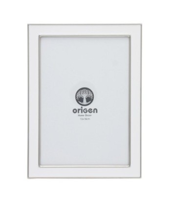 ORIGEN Home Decor Marco foto Marcos Blanco Rectangular 20x15x2cm