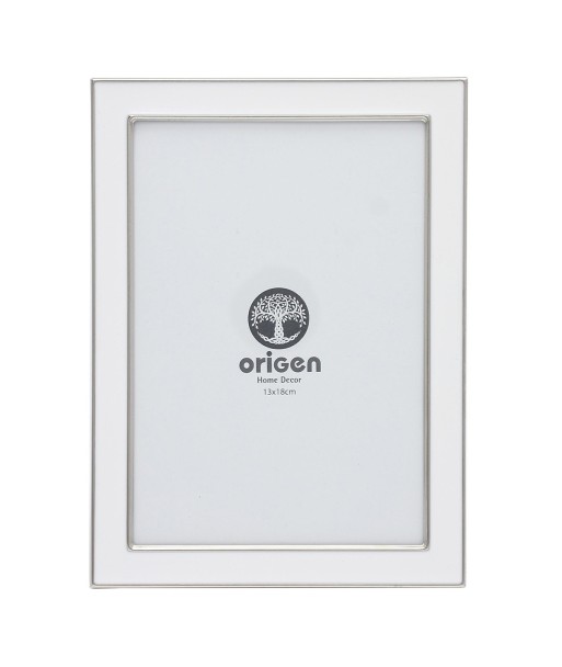 ORIGEN Home Decor Marco foto Marcos Blanco Rectangular 20x15x2cm