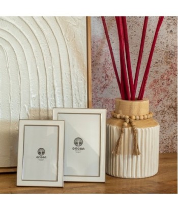 ORIGEN Home Decor Marco foto Marcos Blanco Rectangular 18x12x2cm