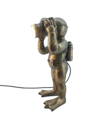 ORIGEN Home Decor Buceador Con Luz Lamparas Figura de Persona Gris 44x23x21cm