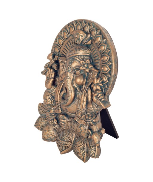 ORIGEN Home Decor Ganesha Budas Figura Diosa Gris - 18x13x3cm