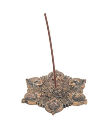 ORIGEN Home Decor Quemador Incienso Buddha Complementos Natura Gris 15x15cm