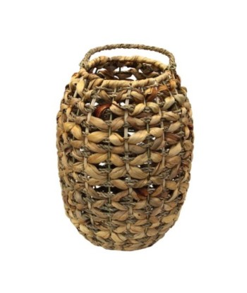 Portavelas de Jacinto de Agua Natural para Decoración del Hogar