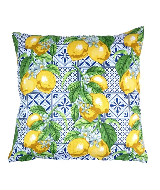 Cojín decorativo de limones 45x45cm, ideal para dar un toque fresco y alegre a tu hogar, perfecto para cualquier