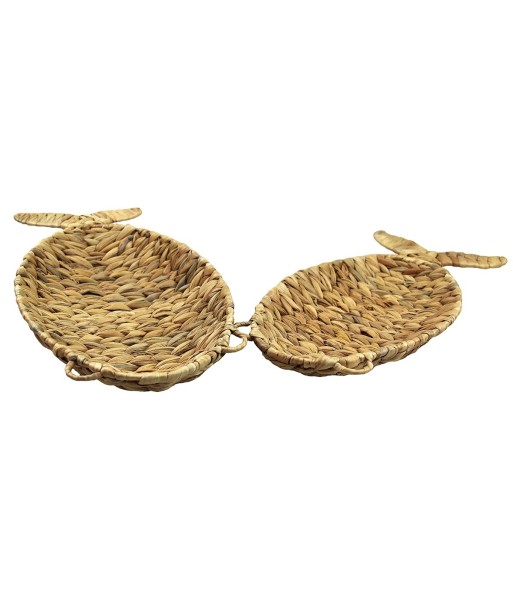 Bandejas Pez 2 Unidades - Organizador de Cocina y Decoración - Set de Cestas Naturales para Hogar y Oficina