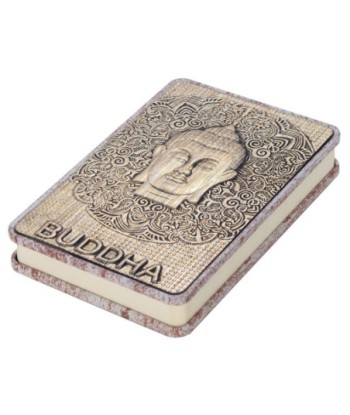 ORIGEN Home Decor Libro Notas Buda Cajas Libro Gris Rectangular 15x10x3cm