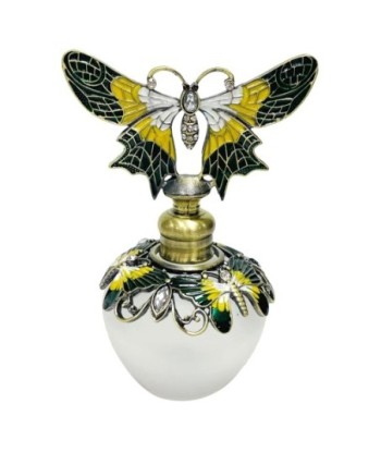 ORIGEN Home Decor Botella De Perfume Miniaturas | Botella Negro - 11x7x6cm