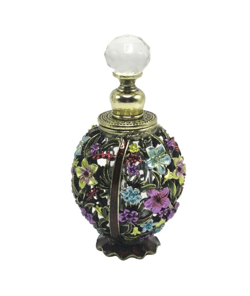 ORIGEN Home Decor Botella De Perfume Miniaturas Gris - 10x5x5cm