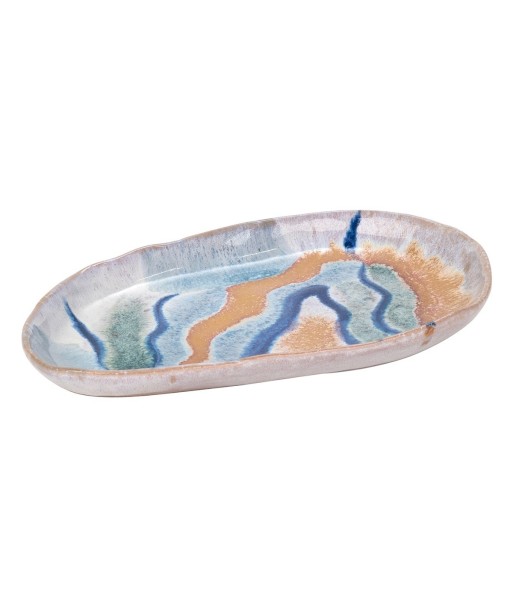 ORIGEN Home Decor Bandeja Jarrones Y Portavelas Plateado - 3x23x14cm