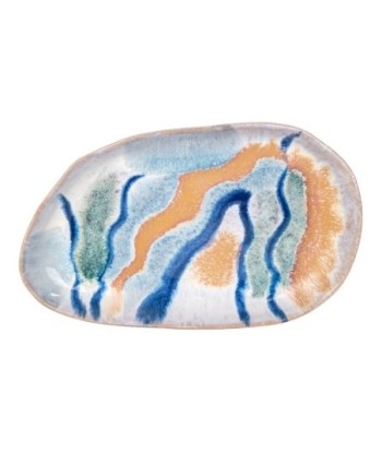 ORIGEN Home Decor Bandeja Jarrones Y Portavelas Plateado - 3x23x14cm