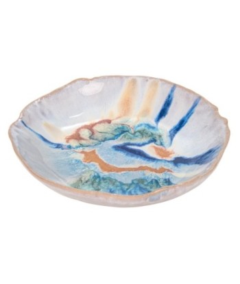 ORIGEN Home Decor Bandeja Jarrones Y Portavelas | Bandeja de Vajilla Crudo Redondo - 5x19x18cm
