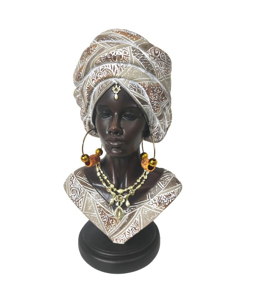 ORIGEN Home Decor Africana Africanas Y Elefantes Gris - Figura Decorativa de Resina 27x15x12cm