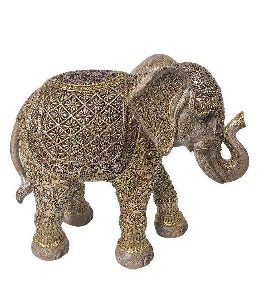 ORIGEN Home Decor Elefante Africanas Y Elefantes Figura de Elefante Gris 19x22x9cm