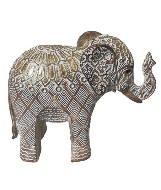 ORIGEN Home Decor Elefante Africanas Y Elefantes Figura de Elefante Gris - 17x21x8cm