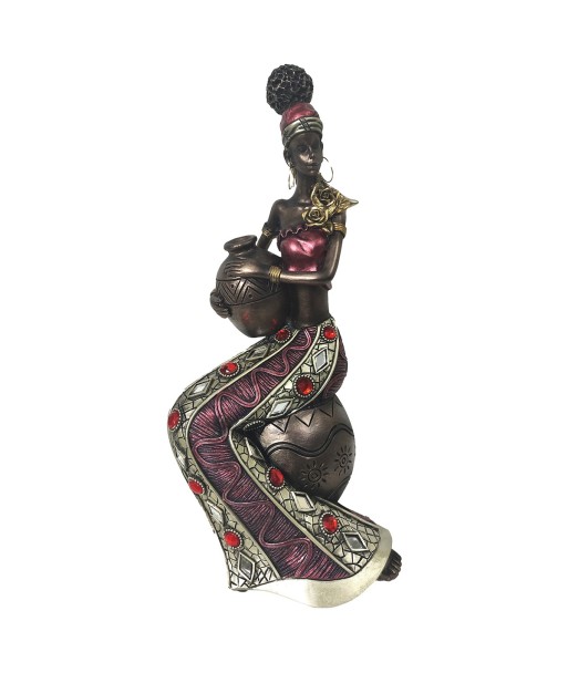 ORIGEN Home Decor Africana Africanas Y Elefantes | Gris - 29x14x13cm