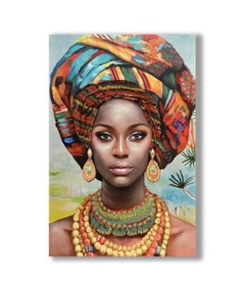 Cuadro africano decorativo para pared - Arte étnico único y original