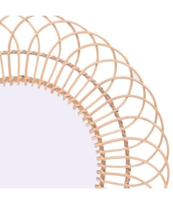 ORIGEN Home Decor Espejo Circular Redondo - Blanco Vintage - 90x90x2cm