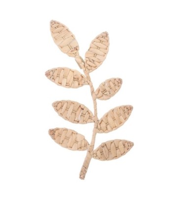 ORIGEN Home Decor Adorno De Pared Hoja Cuadros - Adorno Pared Jardín Marrón 36x20x1cm