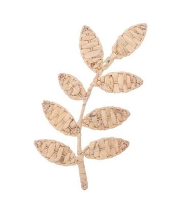 ORIGEN Home Decor Adorno De Pared Hoja Cuadros - Adorno Pared Jardín Marrón 36x20x1cm