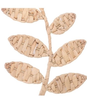 ORIGEN Home Decor Adorno De Pared Hoja Cuadros - Adorno Pared Jardín Marrón 36x20x1cm