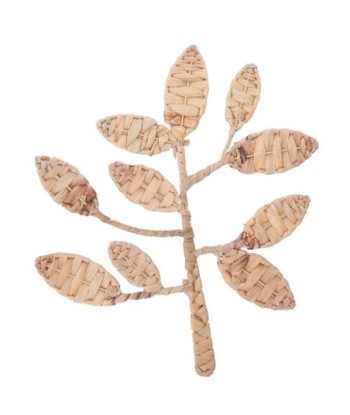 ORIGEN Home Decor Adorno De Pared Hoja Cuadros | Adorno Pared Jardín Marrón - 37x32x1cm