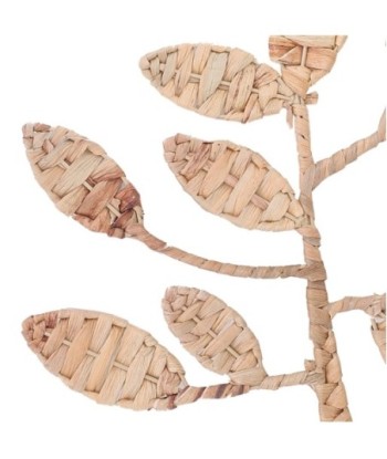 ORIGEN Home Decor Adorno De Pared Hoja Cuadros | Adorno Pared Jardín Marrón - 37x32x1cm
